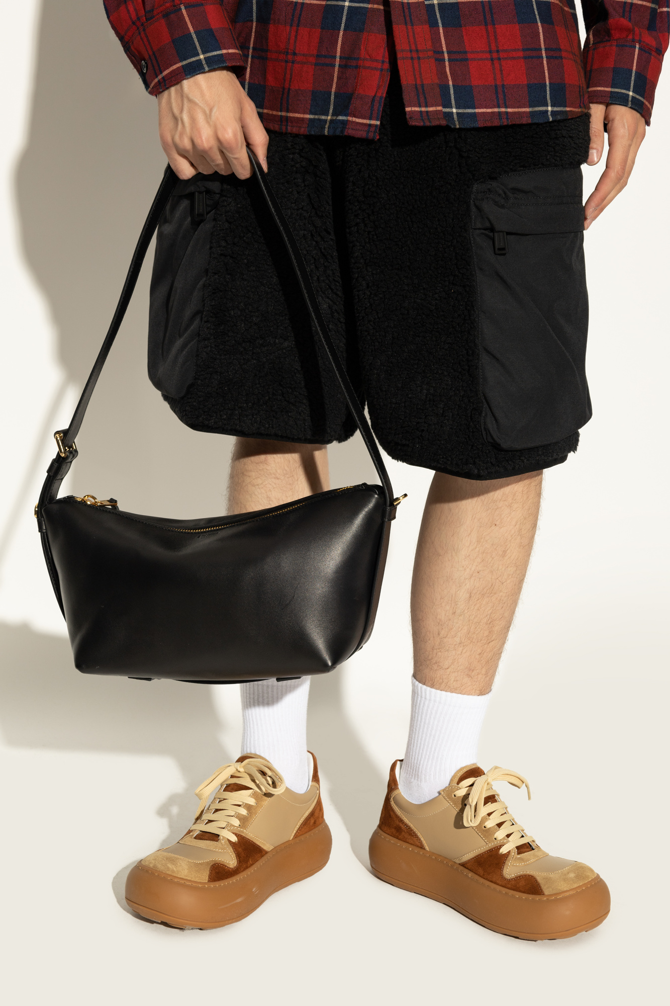 ショルダーバッグ・ポシェット Moschino Structured Leather Shoulder Bag With Adjustable Moschino Leather shoulder bag | Men's Bags | Vitkac